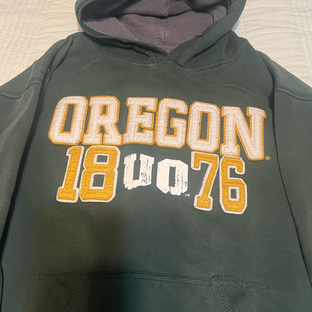 Oregon 1876 Green Hoodie Sweater